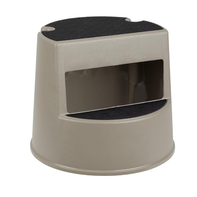 Rubbermaid Verrijdbaar Opstapje - Beige/Zwart
