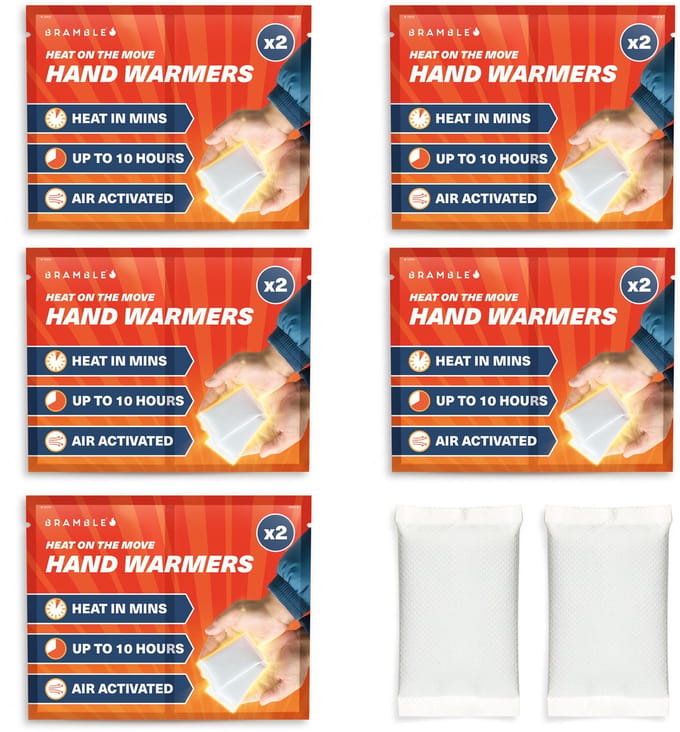 Bramble – 10 Handwarmers (5 Paar) – Tot 10 Uur Warmte
