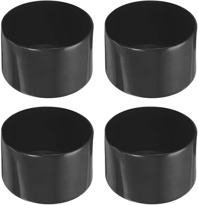 Cosensi - Dailygoods - 4-pack Rubberen Eindkappen voor Schroeven en Bouten 3 3/8" (85mm) ID