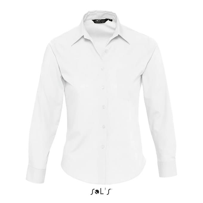 SOL'S Popeline-Blouse Executive Long Sleeve L621 - White - M