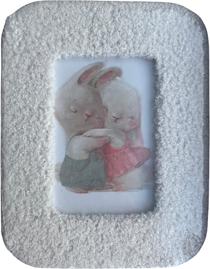 Teddy fotolijst - wit - photo frame - 17 x 1,5 x 22 CM