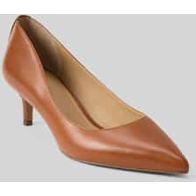 Pumps van echt kalfsleer model 'ADRIENNE'