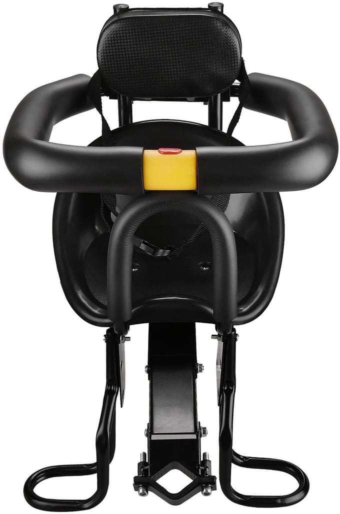 Kinderfietsstoeltje, 70 kg draagvermogen, comfortabele kussen, zachte rug