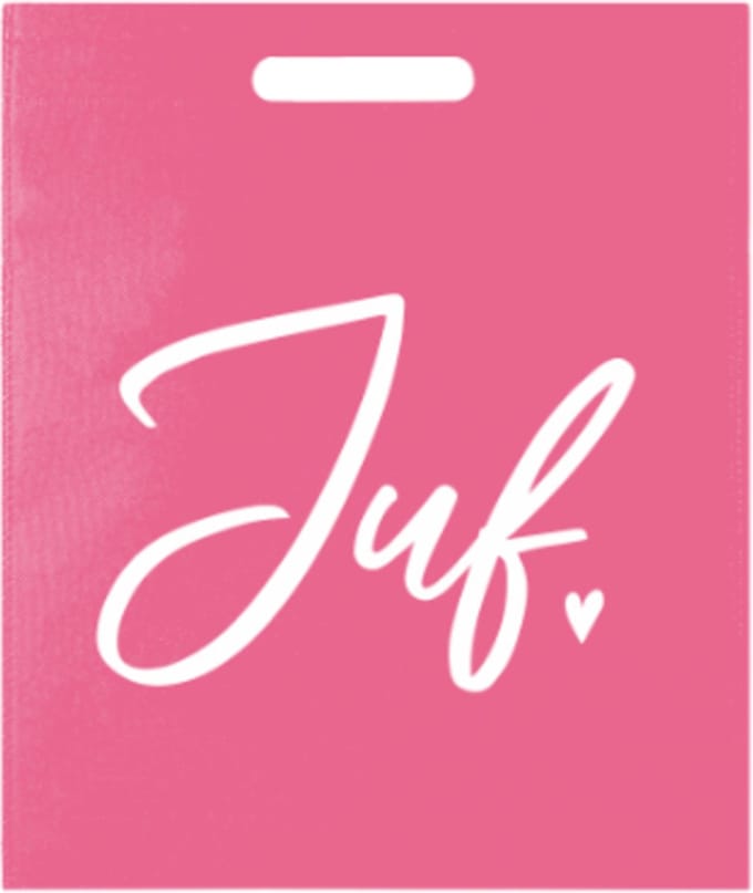 Tas Juf  - Juf - Juffencadeau - Verjaardag - Juffrouw - Einde schooljaar - Bedankje