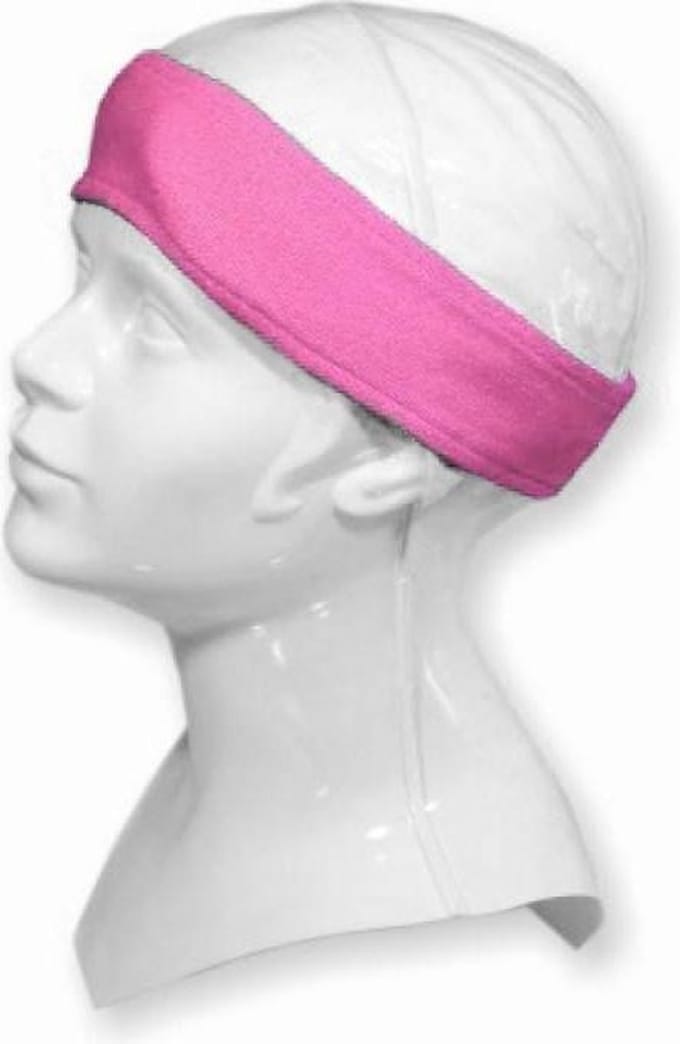 Badstof hoofdband Donker Roze
