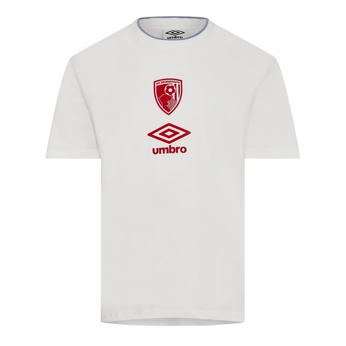 Castore Heren AFC Bournemouth Performance voetbalshirt (Briljant wit)
