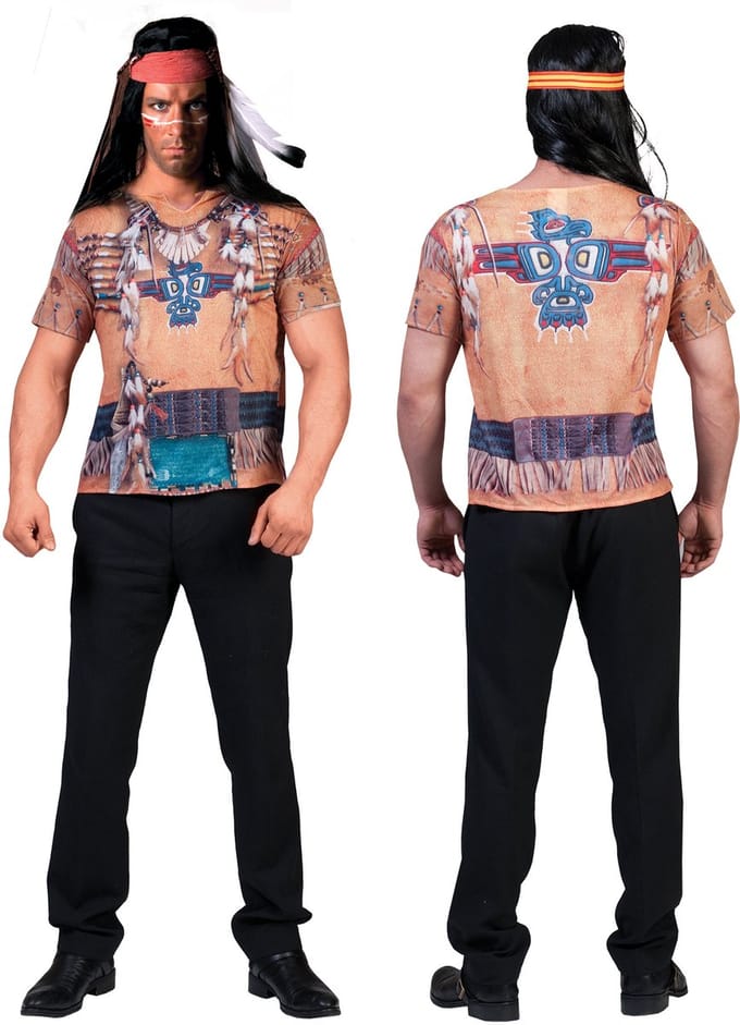 3d Shirt Indiaan Man