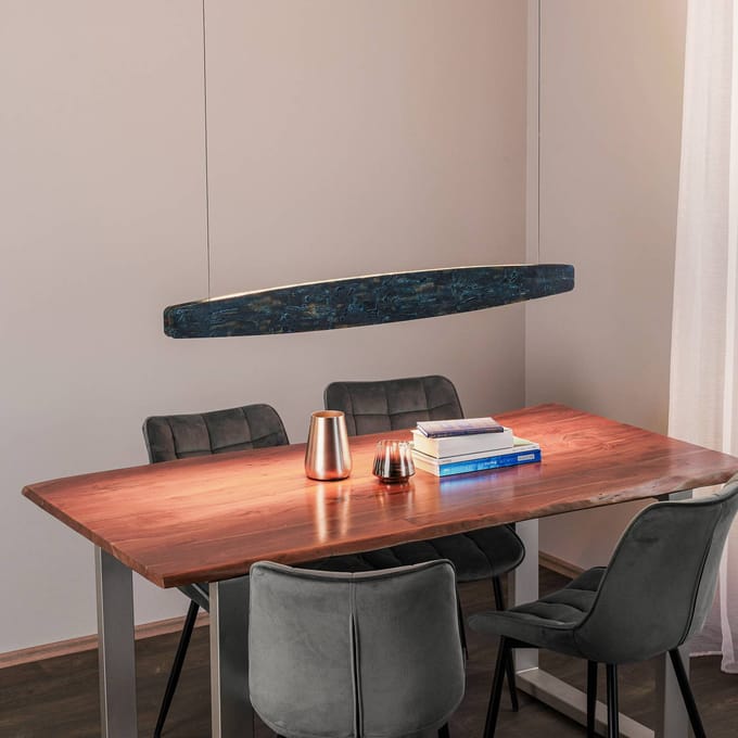Quitani Lysia LED-hanger, geoxideerd/zwart, 118 cm