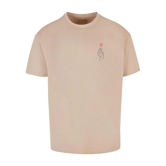 Oversized T-shirt Merchcode Heart Heavy