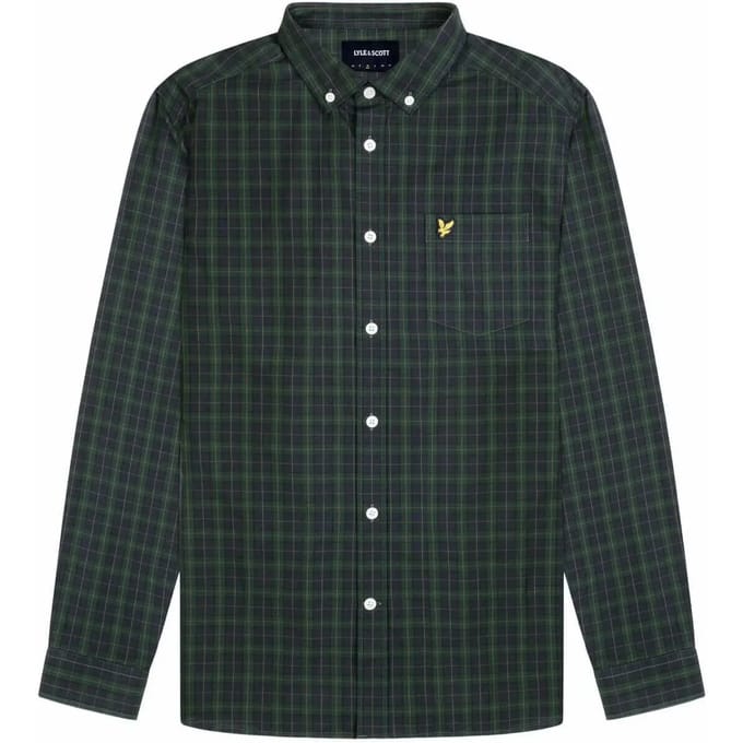 Geruite blouse met lange mouwen Lyle & Scott