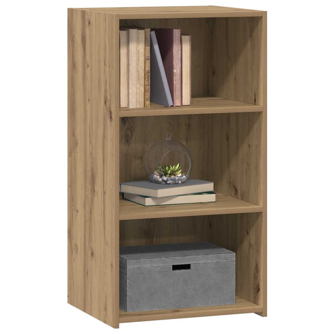 vidaXL - Dressoir - Artisanaal - eiken - 50 - x - 41 - x - 93 - cm - Bewerkt - hout