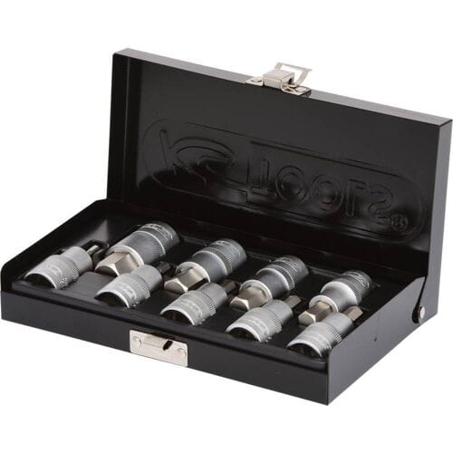 KS Tools Zestaw - Gniazd Bitów - 7 Sztuk - 5-14 mm - Chroom-Vanadiumstaal