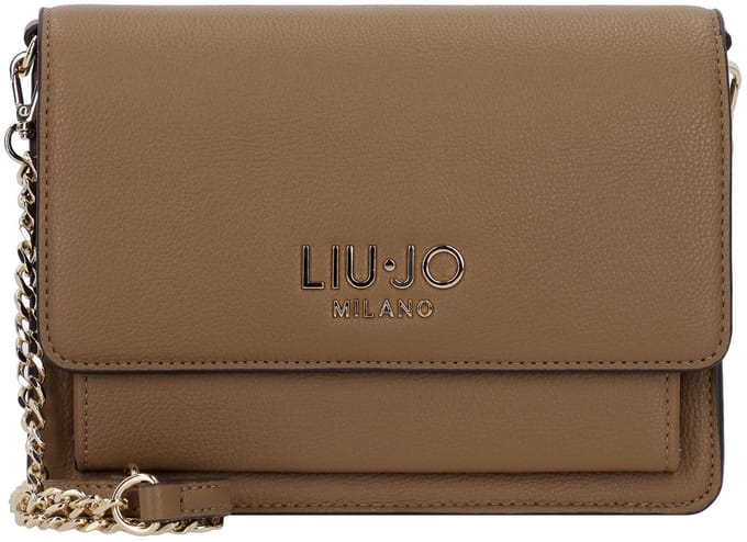 LIU JO schoudertas Caliwen ECS Crossbody Suede bruine