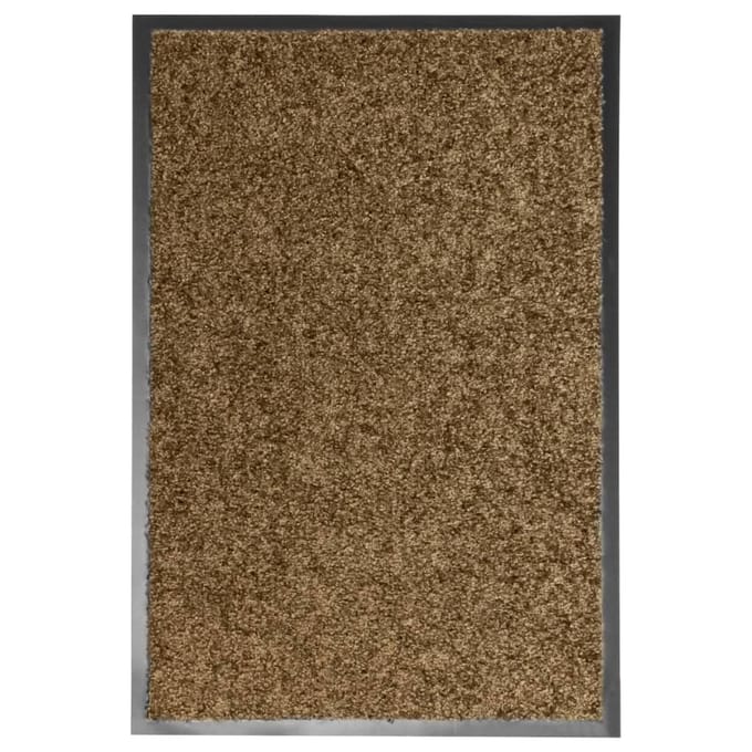 vidaXL - Deurmat - wasbaar - 40x60 - cm - bruin