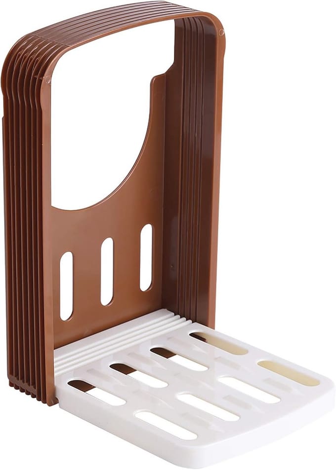 Opvouwbare Broodsnijmachine met Instelbare Snijdiktes en Antislip Onderkant