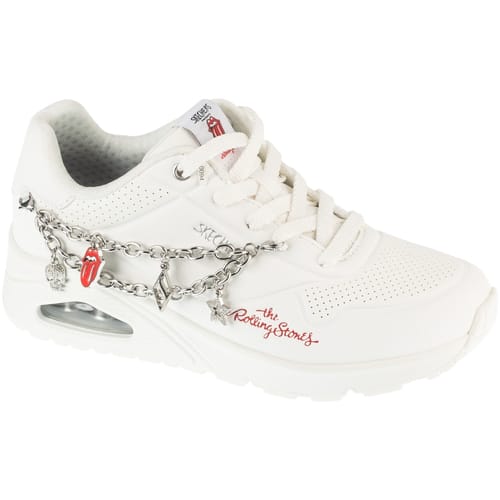 Skechers Uno-Rock N' Charm, Vrouwen, Wit, Sneakers, maat: 36