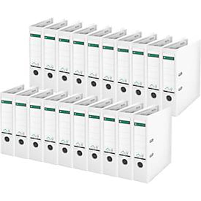LEITZ® Map 1010, DIN A4, rugbreedte 80 mm, 20 stuks, wit