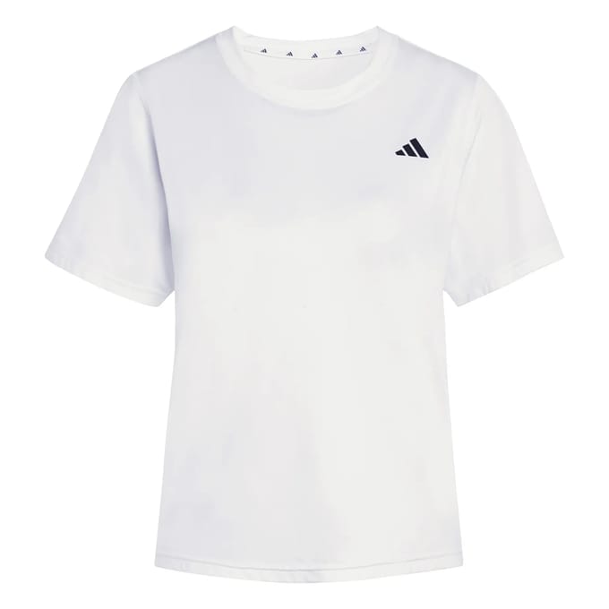 Adidas Workout Essentials Crew Neck T-shirt Met Korte Mouwen Wit S Vrouw