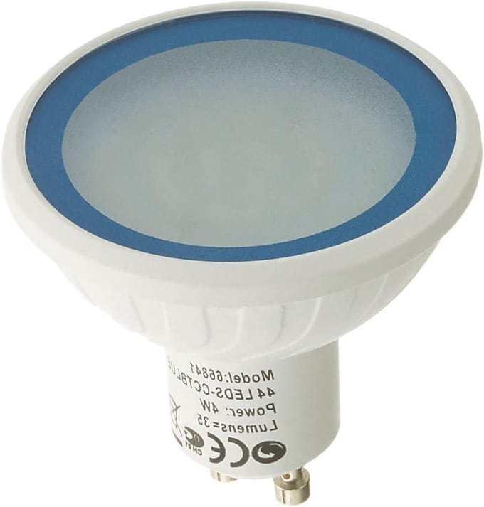 LED Ampoule - Spot GU10 - Sfeerverlichting Creëren - Blauw Licht - 4W - Blauw