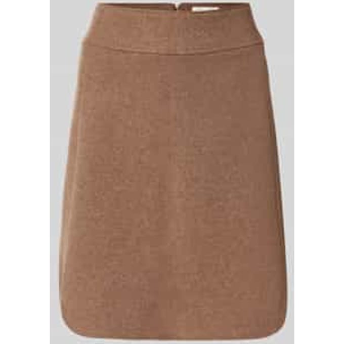 Knielange rok met brede band