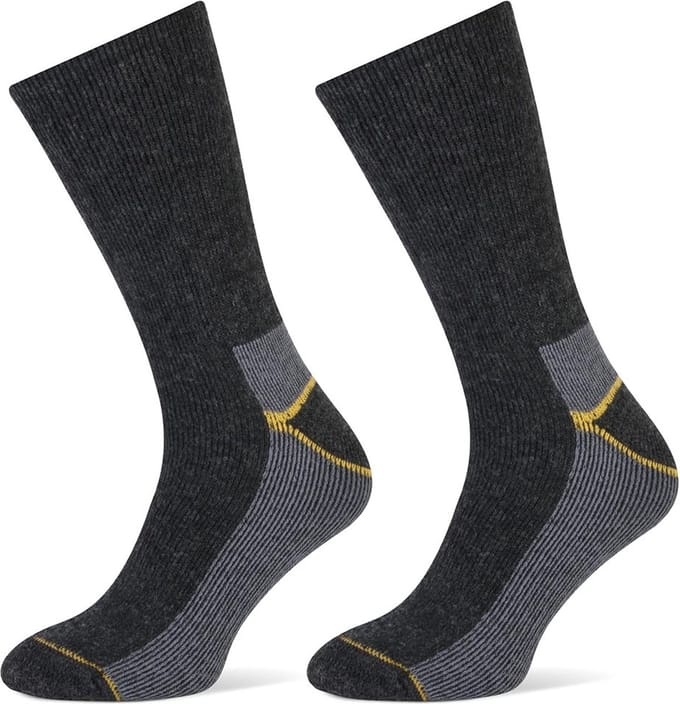 STAPP - 6-Pack - Thermo Werksokken - Extra Stevig - Stapp Yellow - Heren / Dames - antraciet - 39-42 - 4420