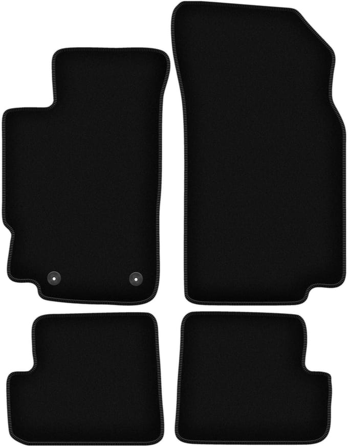 BASIC zwarte veloursmatten voor: Peugeot 406 coupé (1995-2004)