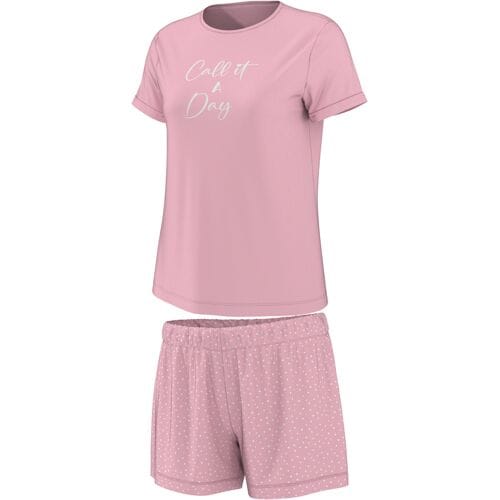 ESMARA Korte dames pyjama (Roze, XS (32/34))