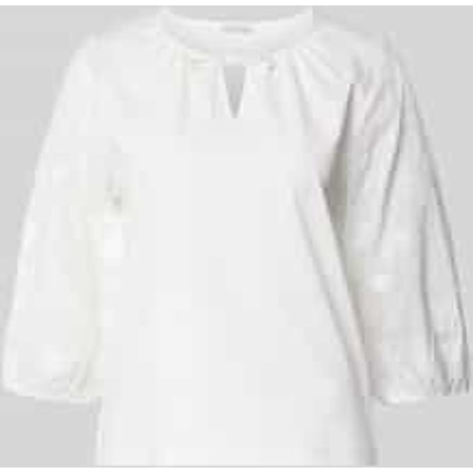 regular fit blousetop van katoenmix