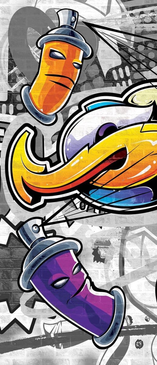 Graffiti Street Art Photo Wallcovering
