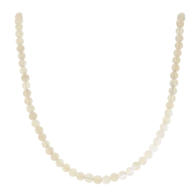 Bela Donaco - Ketting Classic B6 - Witte Maansteen - Sterling Zilver