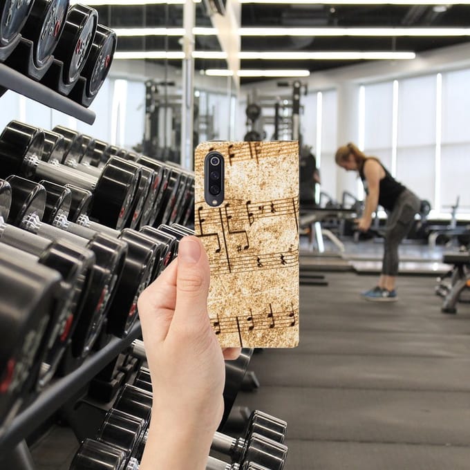 Xiaomi Mi 9 Stand Case Bladmuziek