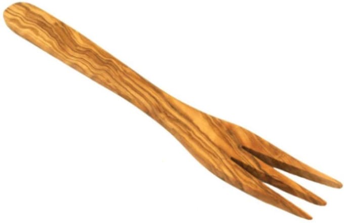 D.O.M. Grillvork van Olijfhout – Lange Vleesvork van 30 cm