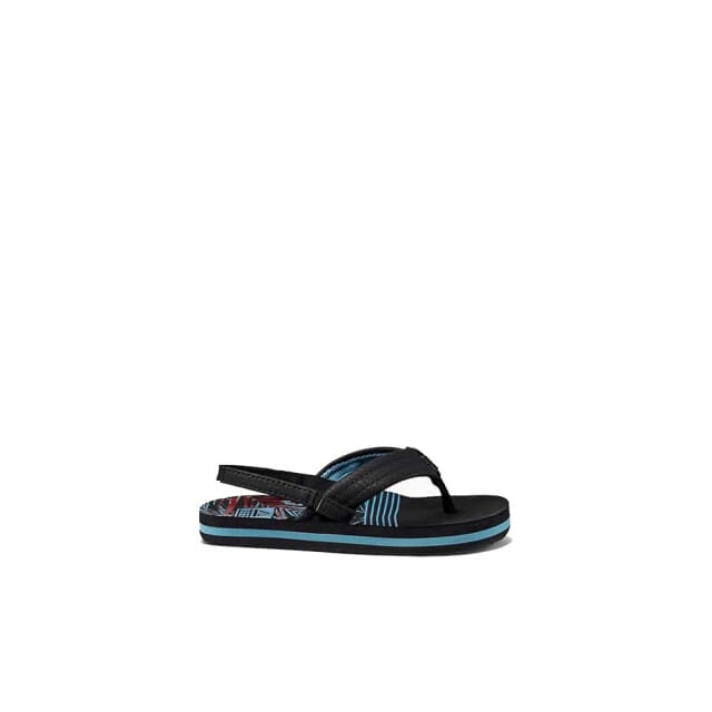 Reef Little Ahi Slippers jongens Zwart dessin 19