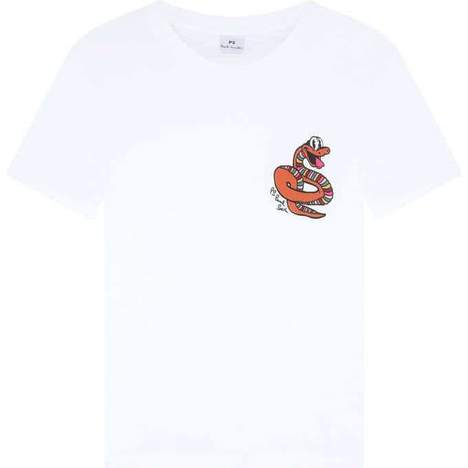 Paul Smith Womens Cny T-shirt White Größe: S | Hemden Outlet | Damen | Weiß