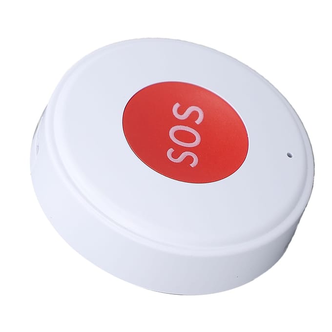 Pager WiFi pour Aidant Systèmes d'Alerte de Vie Support pour Tuya Appel d'Urgence SOS Système d'Alerte Infirmière pour Maison Clinique red