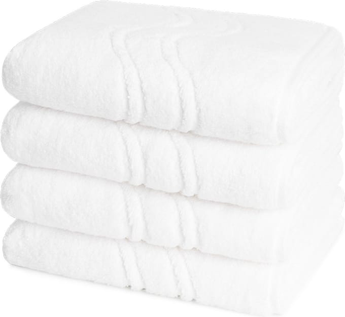 Ross Dames en Heren 4 X handdoek - per set Cashmere feeling