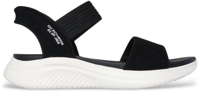 Skechers Slip-ins Ultra Flex 3.0 Summerville Zwarte sandalen