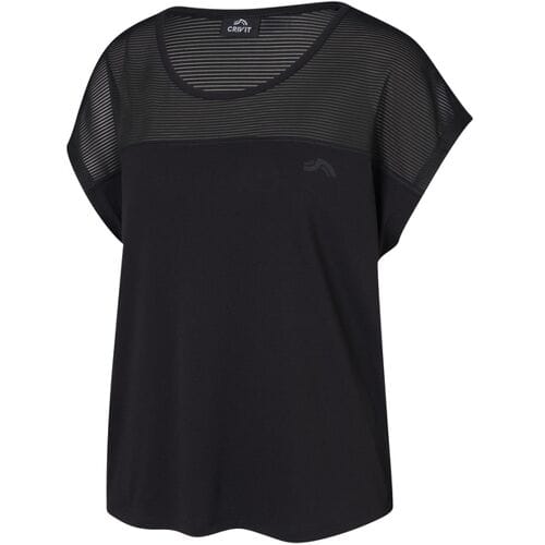 CRIVIT Dames sportshirt (Zwart, L (44/46))