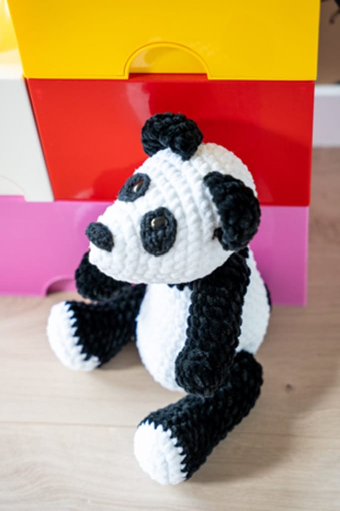 Haakpakket panda Pem XL