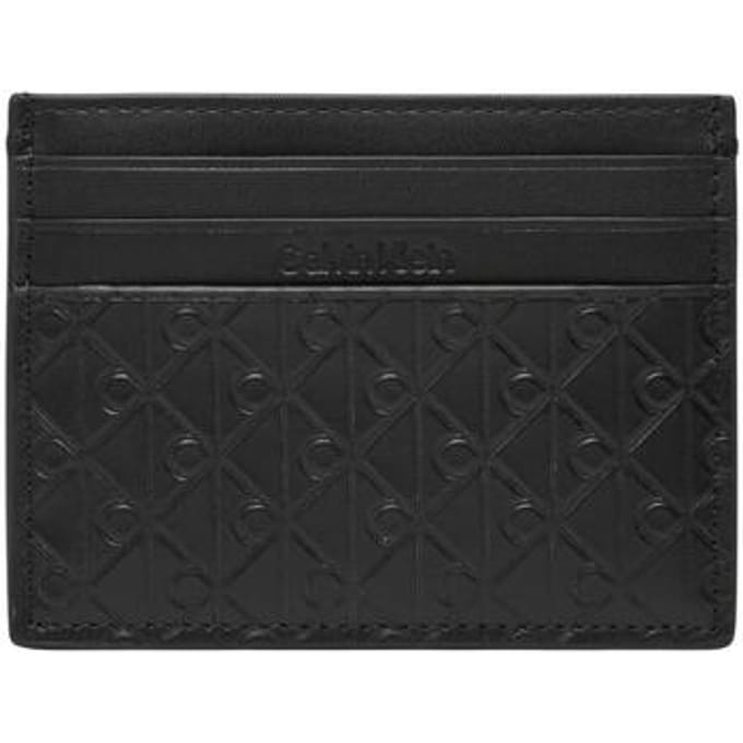 Portemonnee Calvin Klein Jeans EMBOSSED EMBLEM CARD CASE LV04D1128G