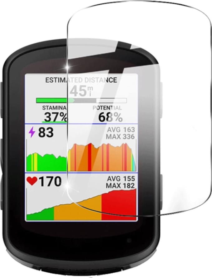 Screenprotector geschikt voor Garmin Edge 130 (Plus) – 2-Pack - Gehard glas – Hoge kwaliteit screen protector – Tempered Glass 9H – Set 2 stuks – TechDefend