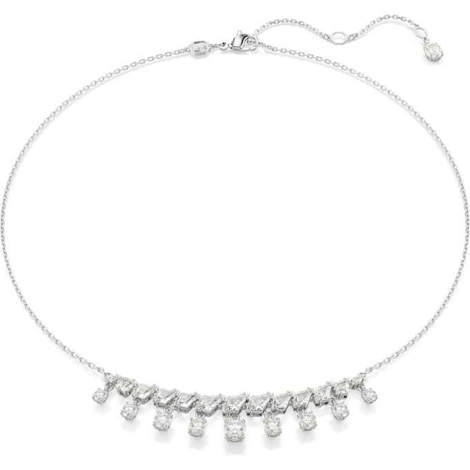 Swarovski 'Idyllia' Dames Ketting van Basismetalen - Zilver 5692637