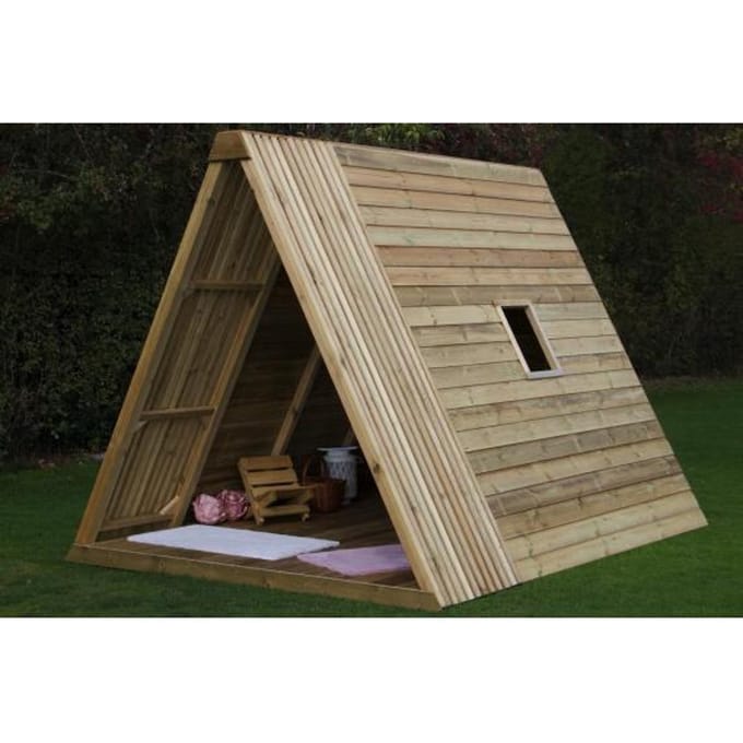 Wombat+ Houten speelhuis Tipi Schommels Schommels