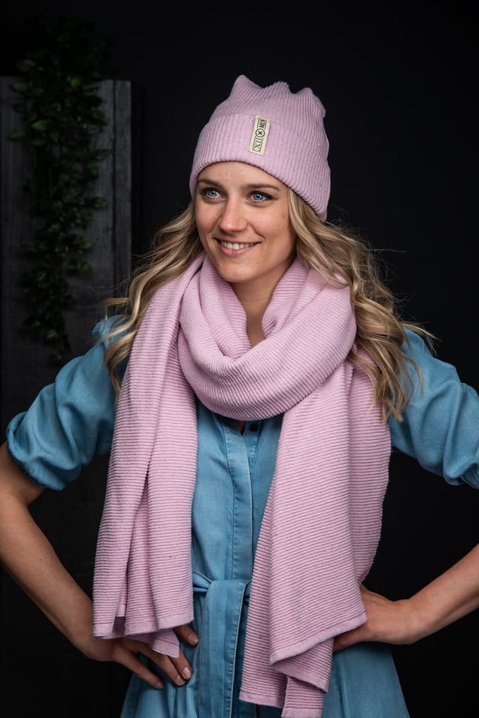 Sjaal Buffalo - Licht roze