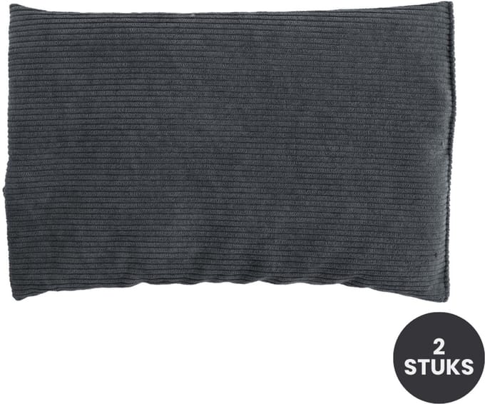 Tiseco - Kussen met lavendel- en tarwevulling - 2 stuks - Warmte- en Koudecompress, beige