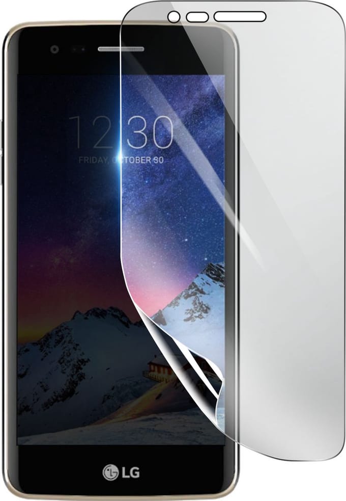 3mk, Geschikt voor LG K8 (2017), Schokbestendige Hydrogel Screenprotector, Transparant