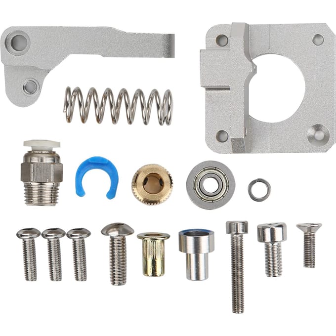 3D Printer Onderdelen Extruder Upgrade Kit Veer Aluminium Blok Accessoires voor CR11Ender3 white