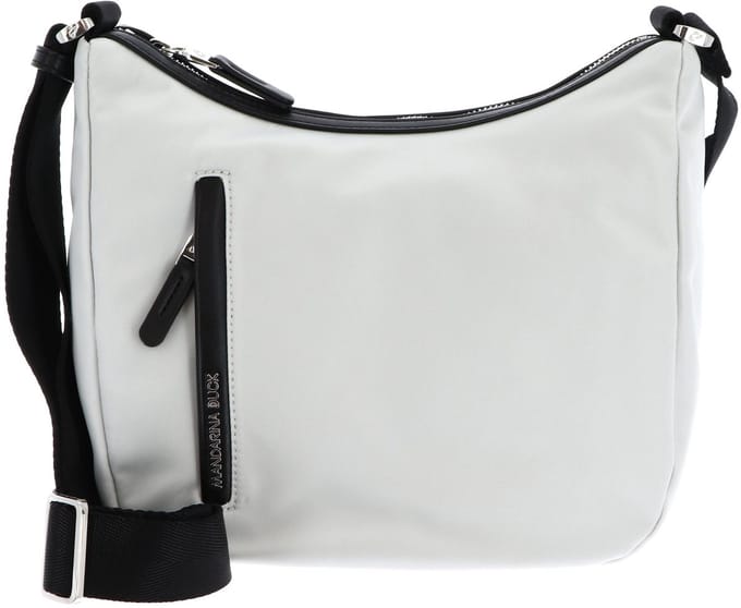 MANDARINA DUCK schoudertas Hunter Hobo Bag Cashmere Lichtgrijs
