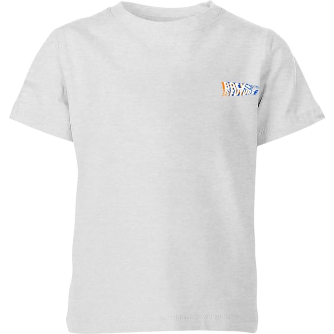 Back To The Future Kids' T-Shirt - Grey - 122/128 (7-8 jaar)