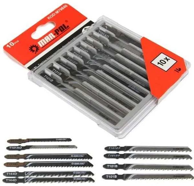 Merkloos - Set van Decoupeerzaagbladen - Houtbewerking - 10 stuks